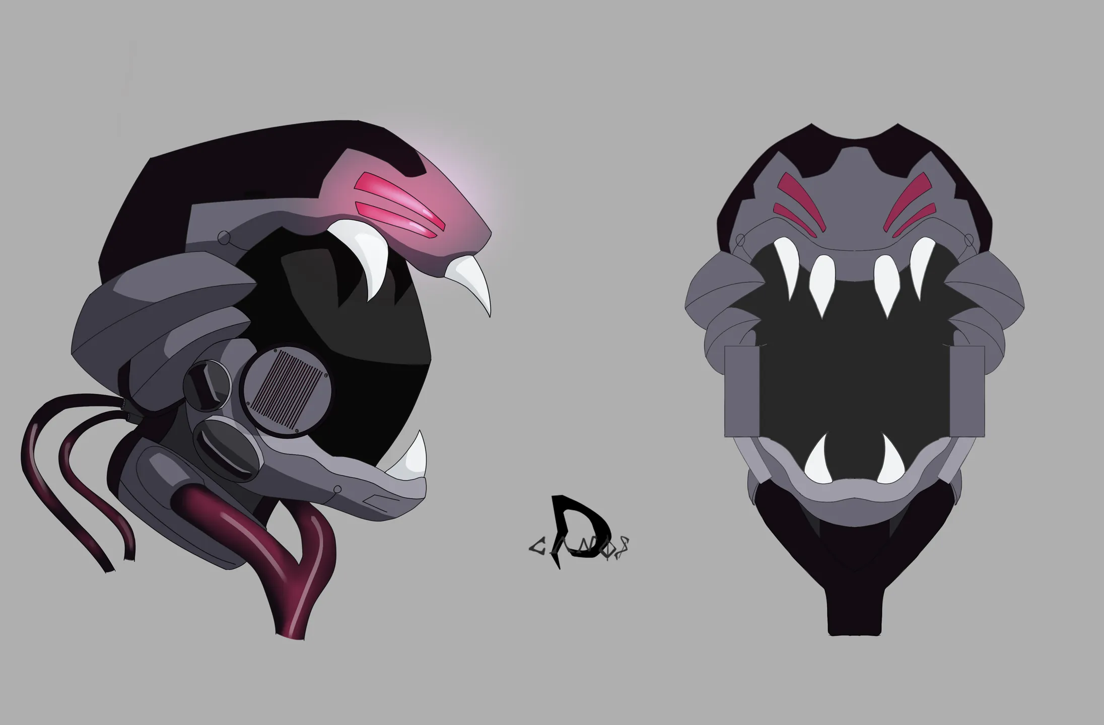 Futurist Helmet — design de casque futuriste par Deanos